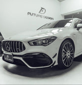Mercedes Benz CLA45 CLA35 AMG C250 2020-ON with Aftermarket Parts - CLA45 Conversion Front Bumper Set PP from Future Design